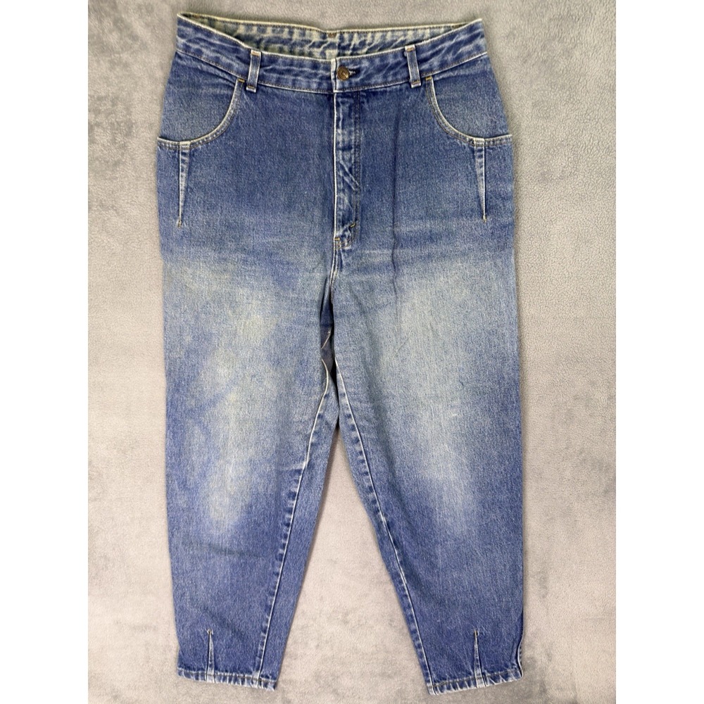 Vintage Levis Misses Jeans Womens 18 Blue High Rise Tapered 1986 Made In USA